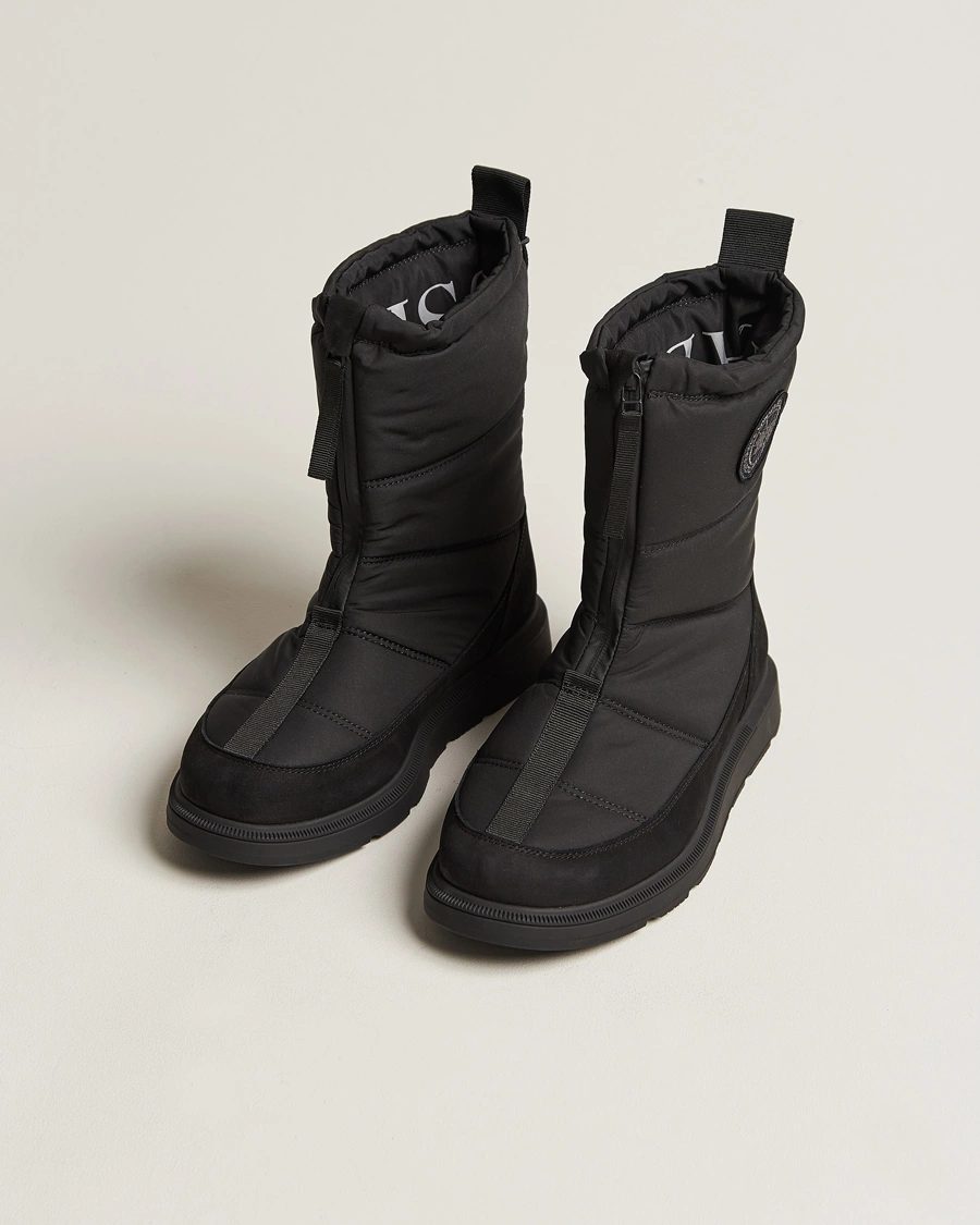 Herren | Canada Goose Crofton Fold Down Puffer Boot Black | Canada Goose | Crofton Fold Down Puffer Boot Black