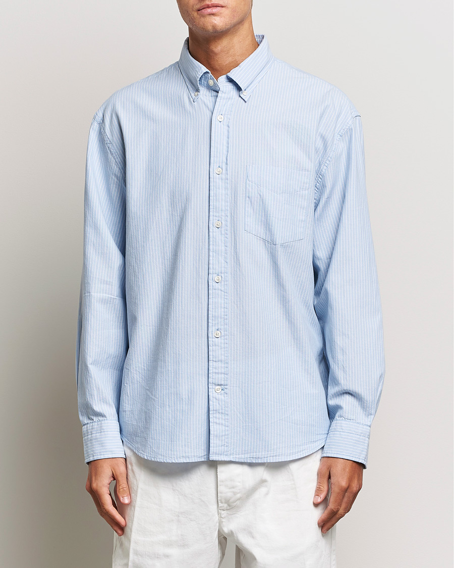 Herren |  | GANT | Regular Fit Archive Oxford Striped Shirt Muted Blue