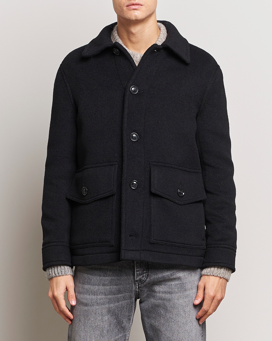 GANT Short Wool Jacket Black bei Care of Carl
