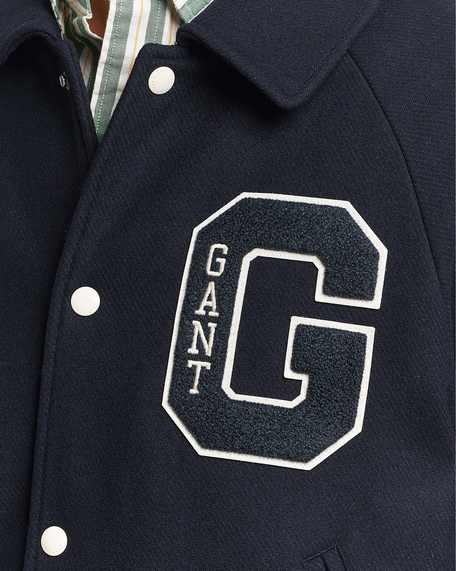 Herren | Jacken | GANT | Wool Varsity Jacket Evening Blue