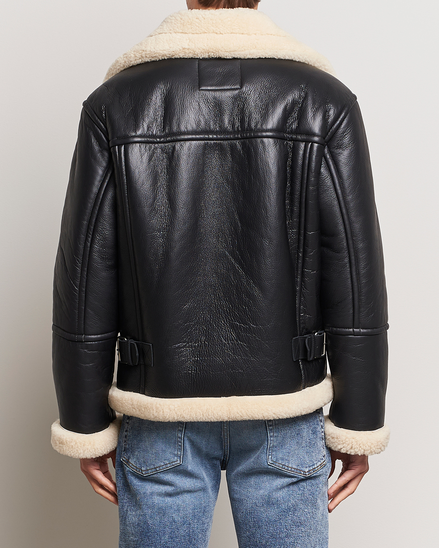 Herren | Jacken | GANT | Heavy Shearling Jacket Black