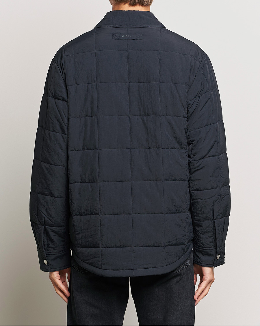 Herren | Jacken | GANT | Quilted Shirt Jacket Black