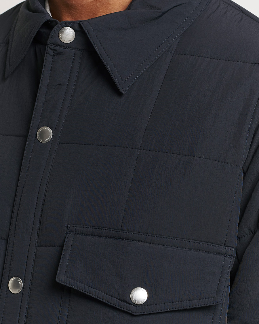 Herren | Jacken | GANT | Quilted Shirt Jacket Black