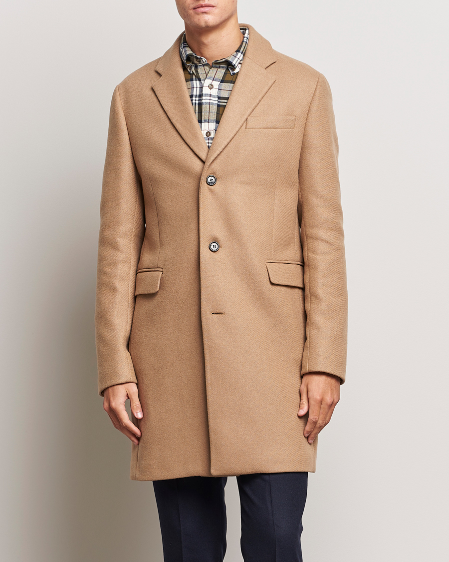 Herren |  | GANT | Tailored Wool Coat Mustard Beige