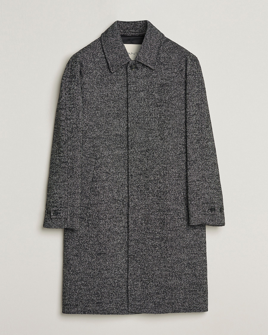 Herren |  | GANT | Relaxed Fit Wool Coat Ebony Black