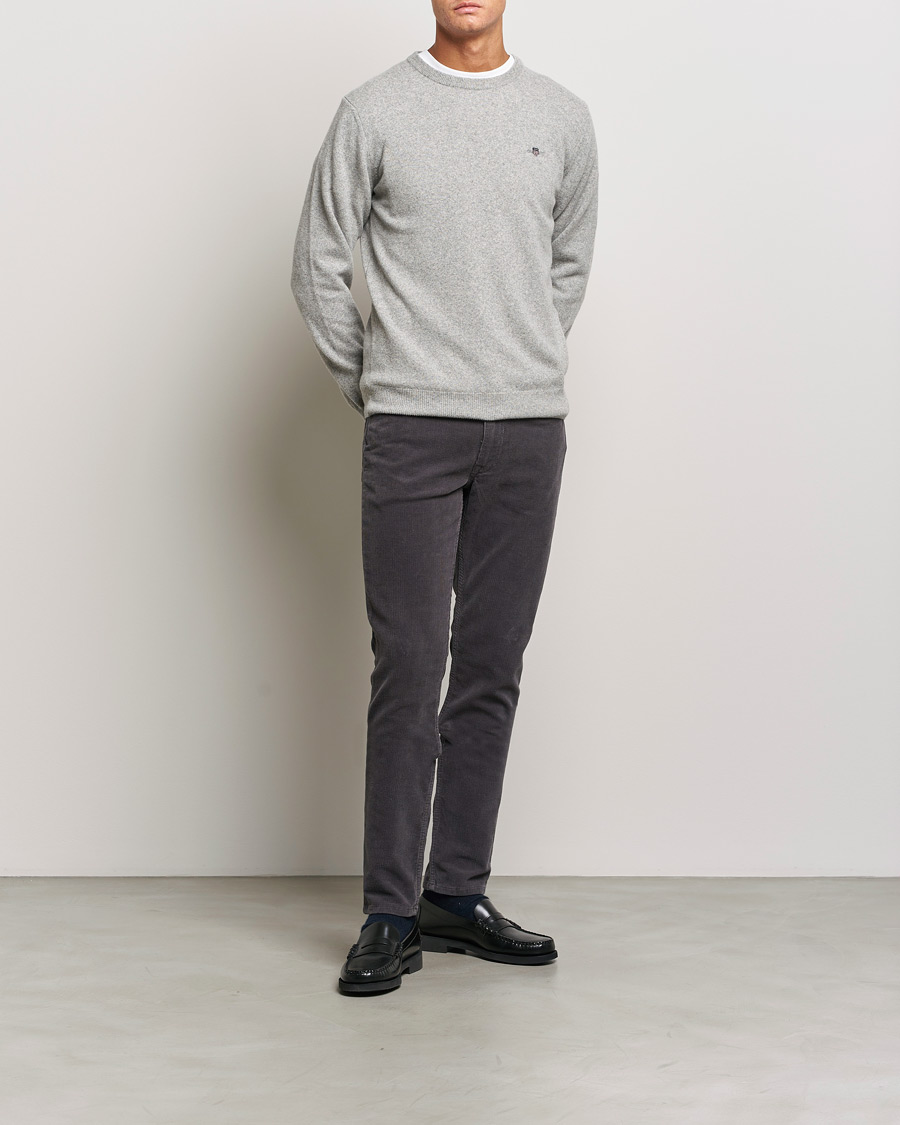 Herren | Hosen | GANT | Cord 5-Pocket Jeans Antracite