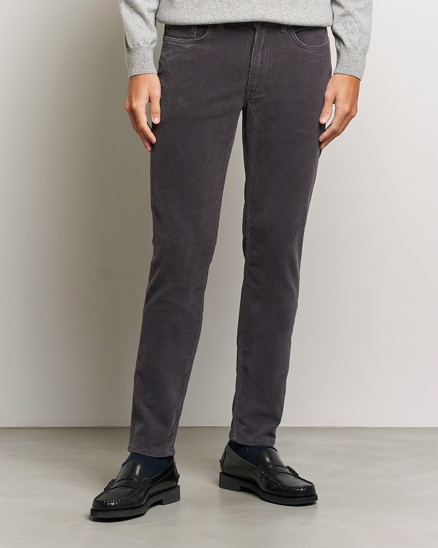 Herren | Cordhosen | GANT | Cord 5-Pocket Jeans Antracite
