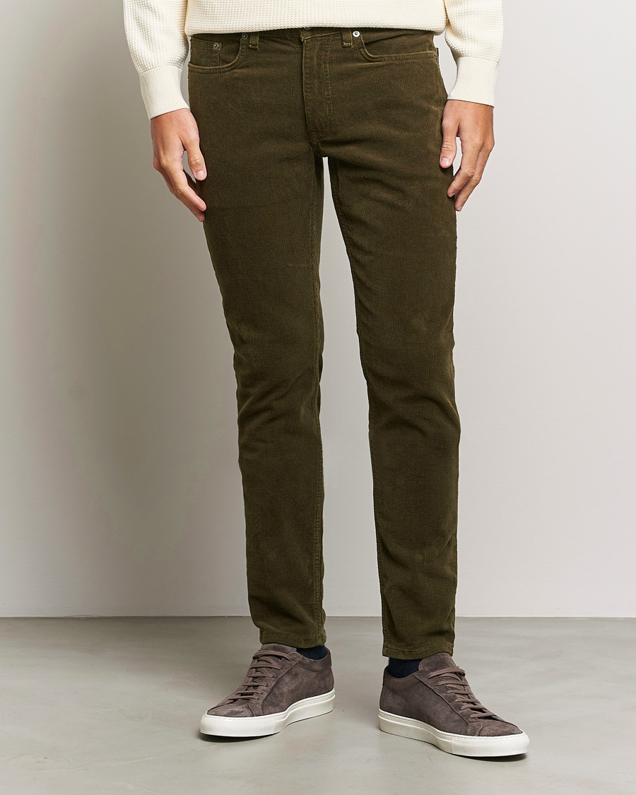 Herren | Cordhosen | GANT | Cord 5-Pocket Jeans Dark Cactus