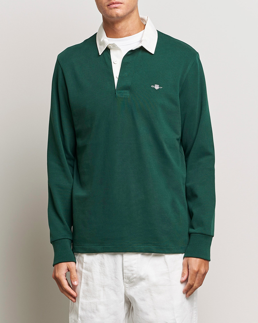 Herren |  | GANT | Original Solid Heavy Rugger Tartan Green