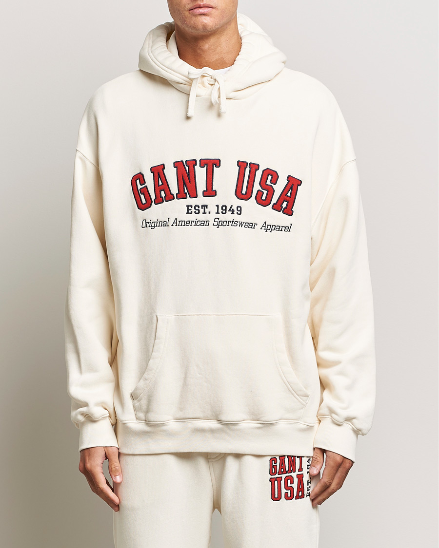 Herren |  | GANT | USA Hoodie Cream