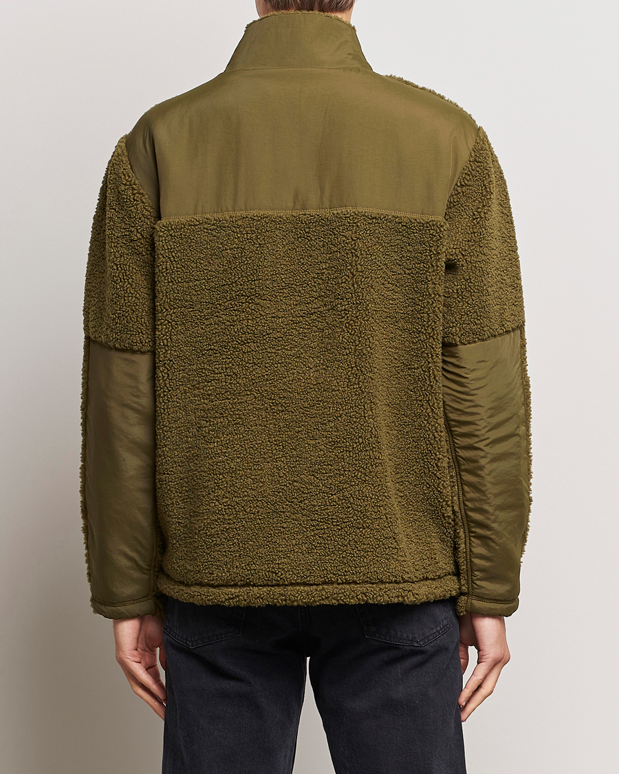 Herren | Pullover | GANT | Sherpa Fleece Full Zip Dark Cactus