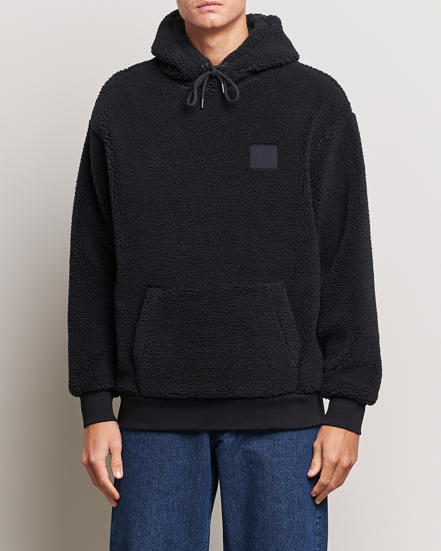 GANT Sherpa Fleece Hoodie Black bei Care of Carl