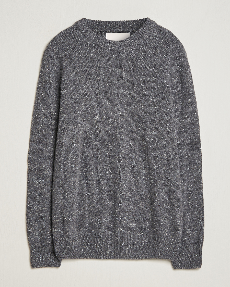 Herren | Pullover | GANT | Neps Donegal Crew Neck Sweater Antracite
