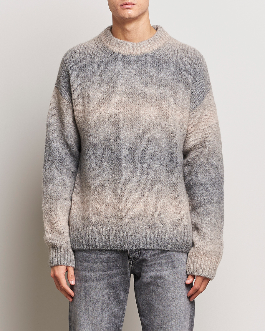 Herren |  | GANT | Soft Wool Ombre Crew Neck Grey Melange