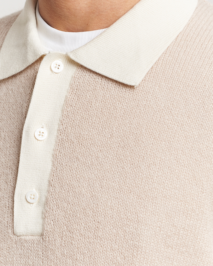 Herren | Pullover | GANT | Mohair Knitted Polo Soft Oat