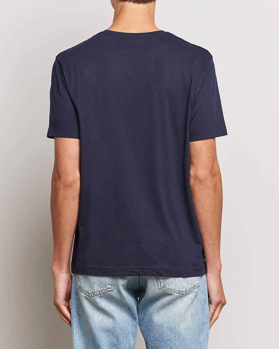 Herren | T-Shirts | GANT | Archive Shield Logo T-Shirt Evening Blue