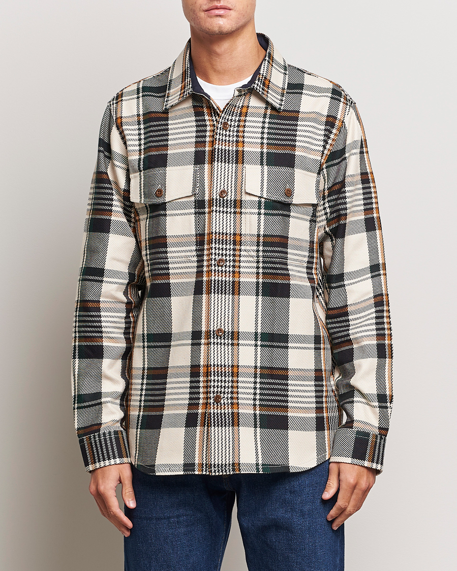 Herren | An overshirt occasion | GANT | Heavy Twill Checked Overshirt Putty Multi
