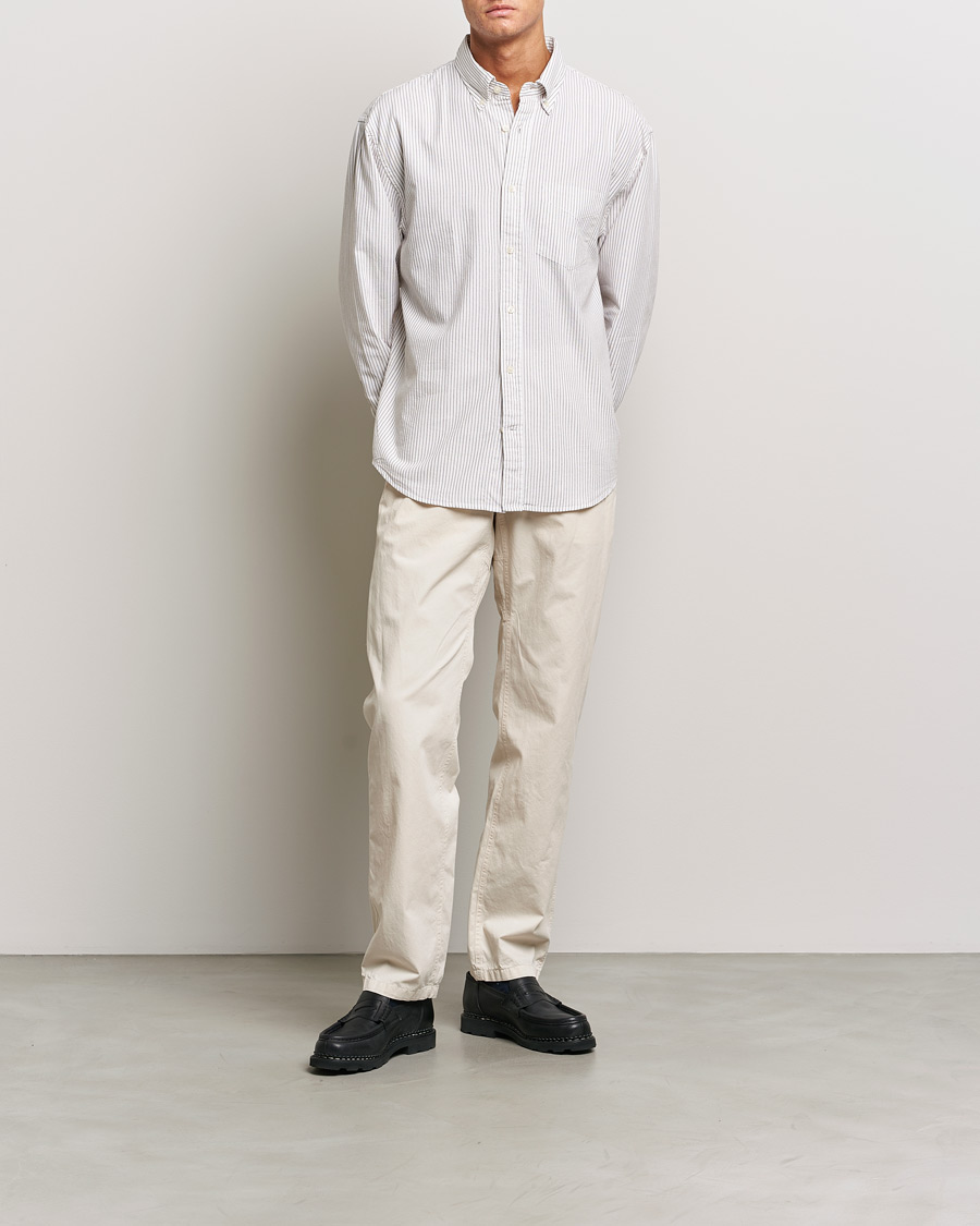 Herren | Hemden | GANT | Regular Fit Archive Oxford Striped Shirt Eggshell