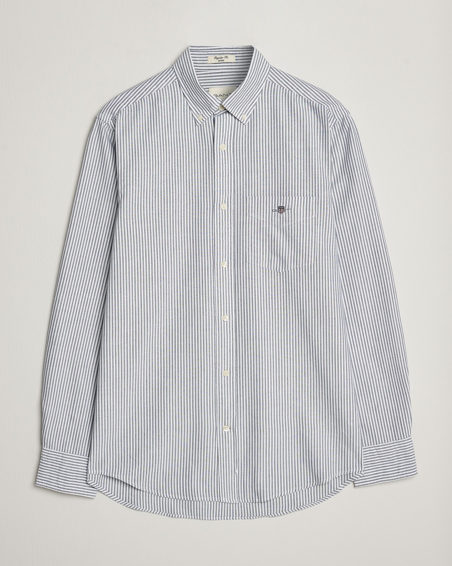 Herren |  | GANT | Regular Fit Striped Oxford Shirt Persien Blue