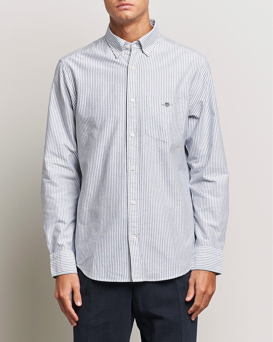 Herren |  | GANT | Regular Fit Striped Oxford Shirt Persien Blue