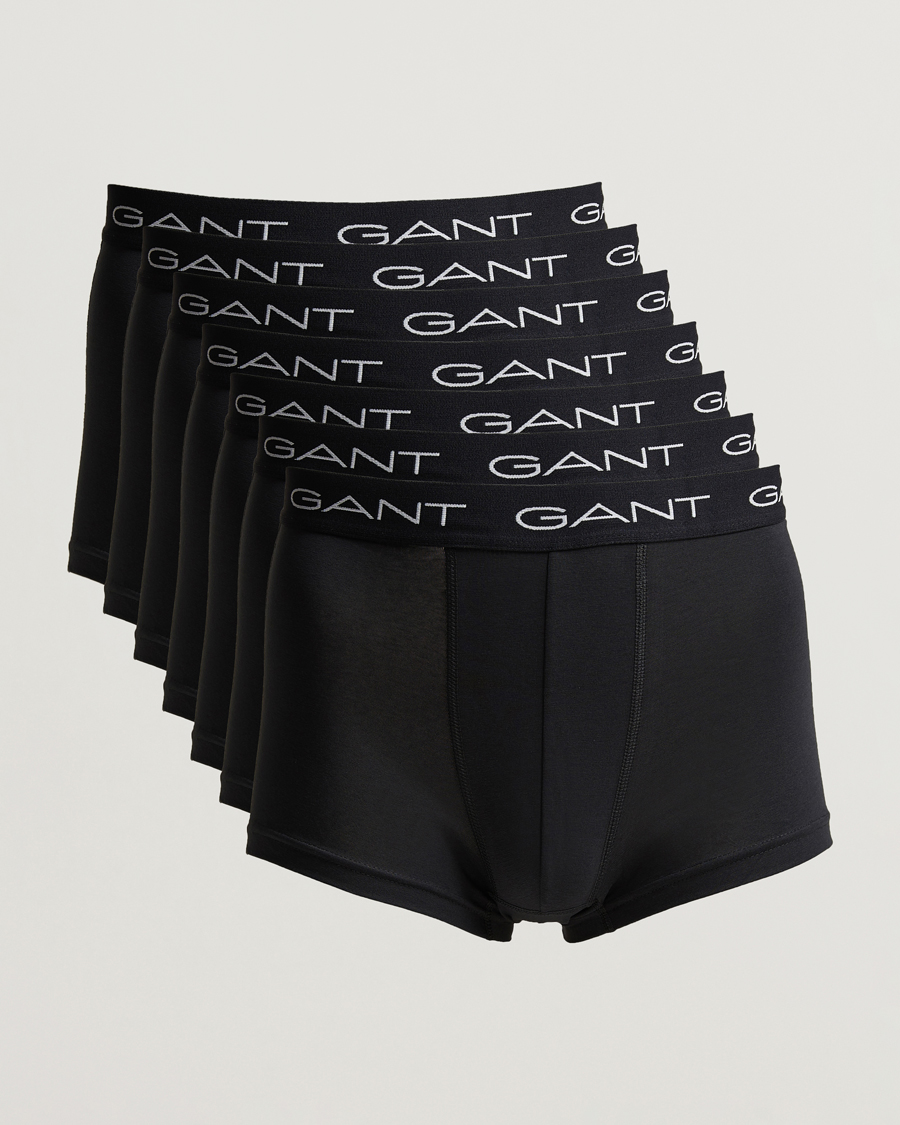Herren | Unterwäsche | Gant | 7-Pack Trunk Black