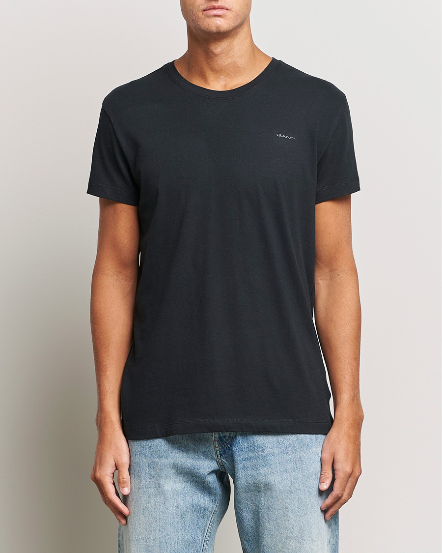 Herren |  | GANT | 2-Pack Crew Neck T-Shirt Black/White