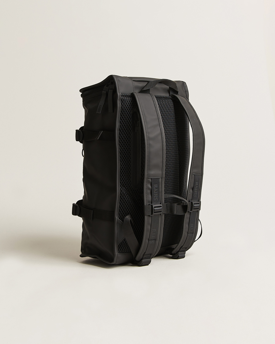 Herren | RAINS Trail Mountaineer Backpack Black | RAINS | Trail Mountaineer Backpack Black