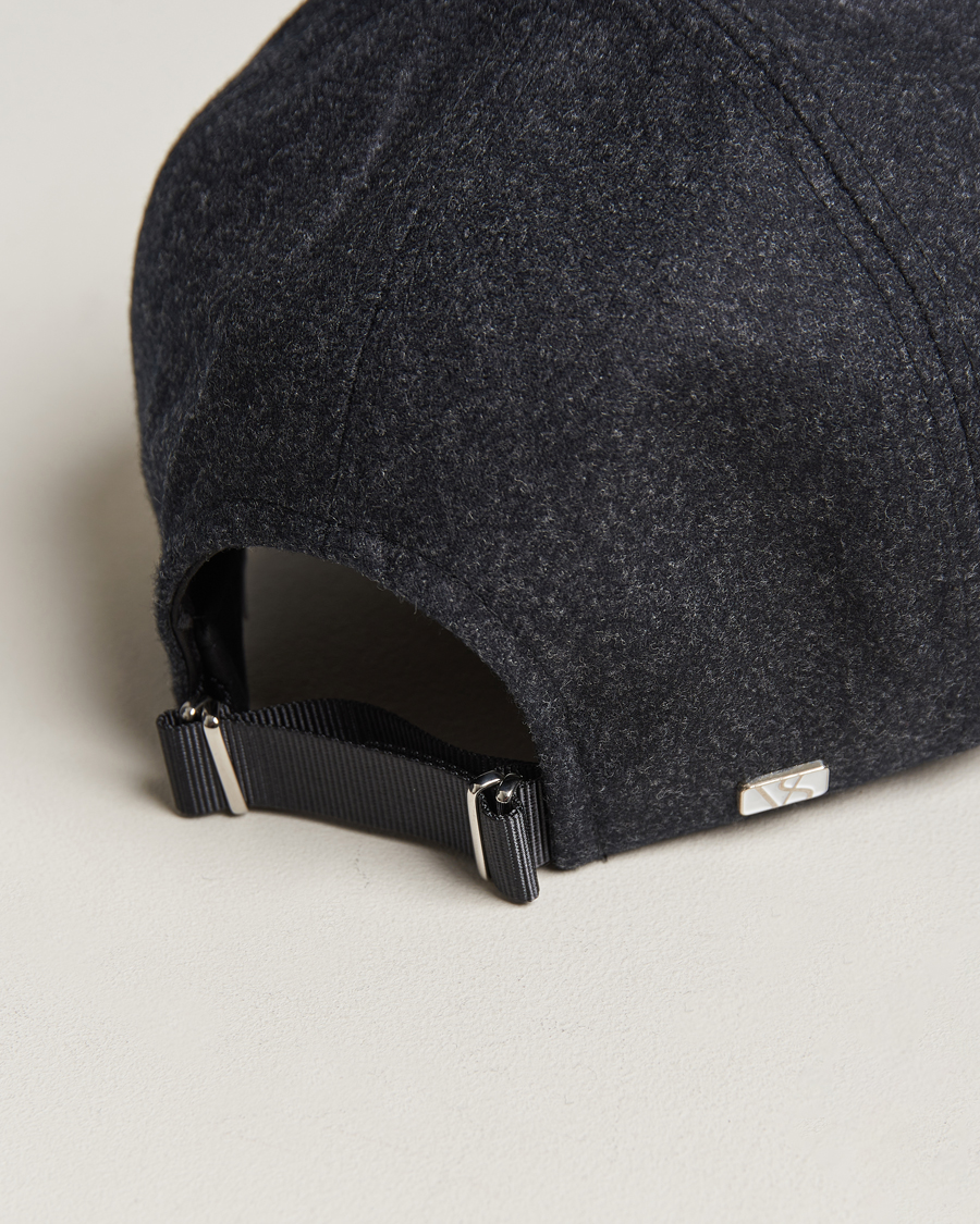 Herren | Hüte & Mützen | Varsity Headwear | Flannel Baseball Cap Jade Black