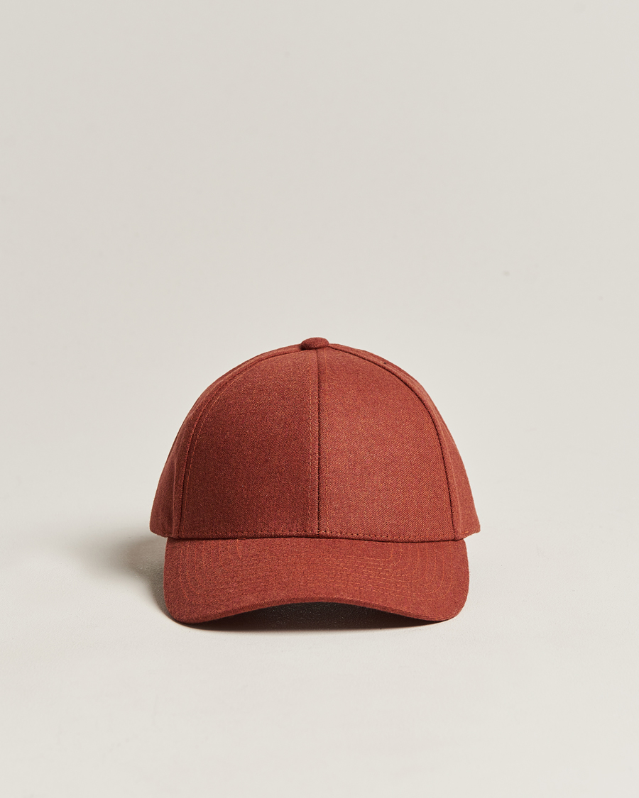 Herren | Varsity Headwear Flannel Baseball Cap Coppo Orange | Varsity Headwear | Flannel Baseball Cap Coppo Orange