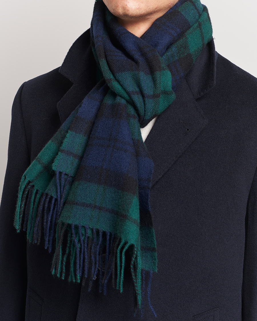 Herren |  | Gloverall | Lambswool Scarf Blackwatch