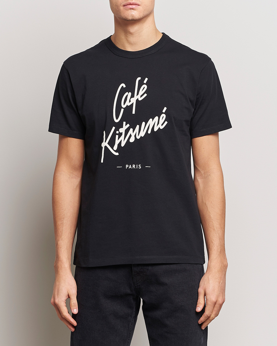 Herren |  | Café Kitsuné | Crew T-Shirt Black