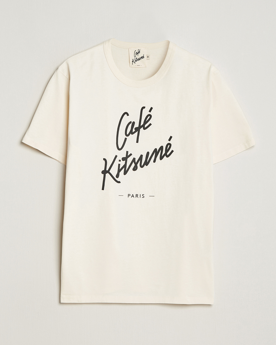 Herren |  | Café Kitsuné | Crew T-Shirt Latte