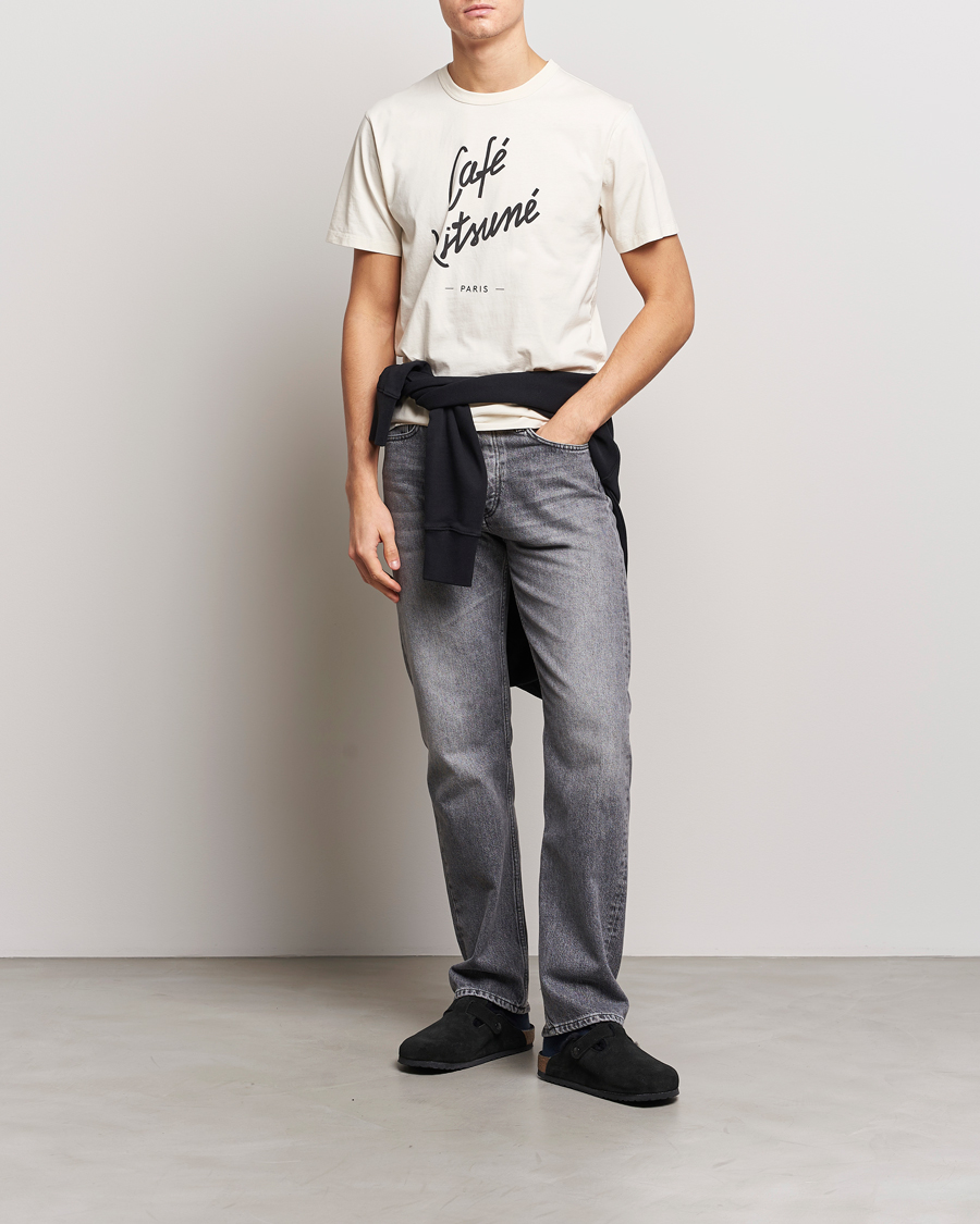 Herren | T-Shirts | Café Kitsuné | Crew T-Shirt Latte