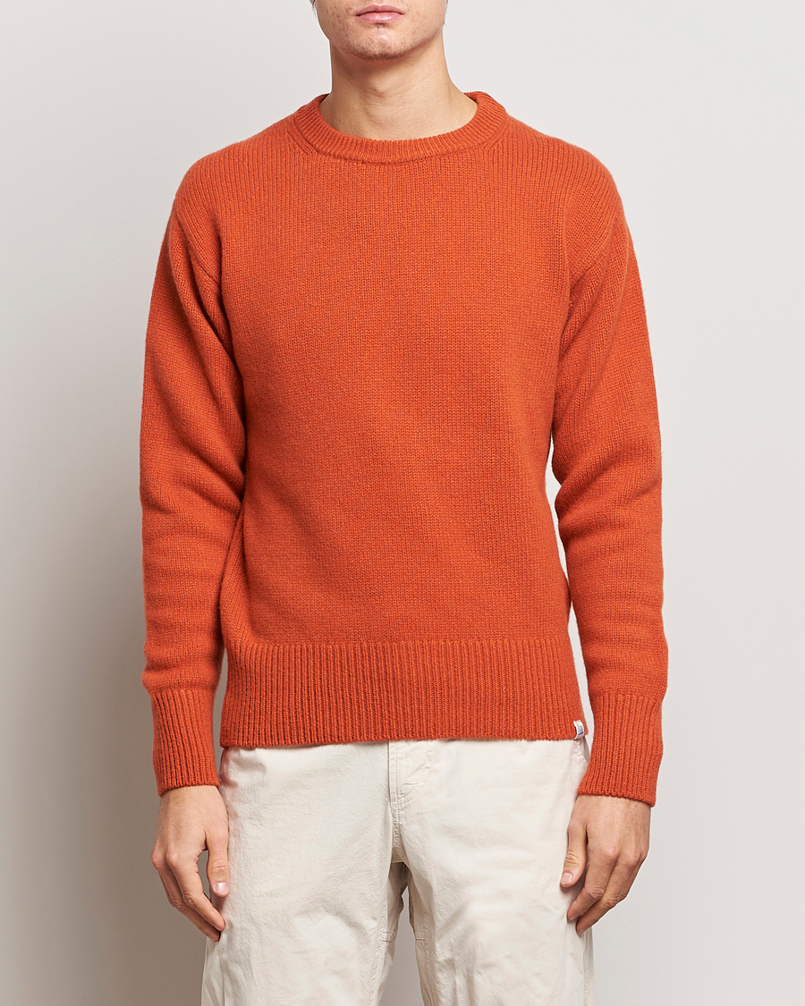 Herren |  | Merz b. Schwanen | Cashmere/Merino Pullover Rust