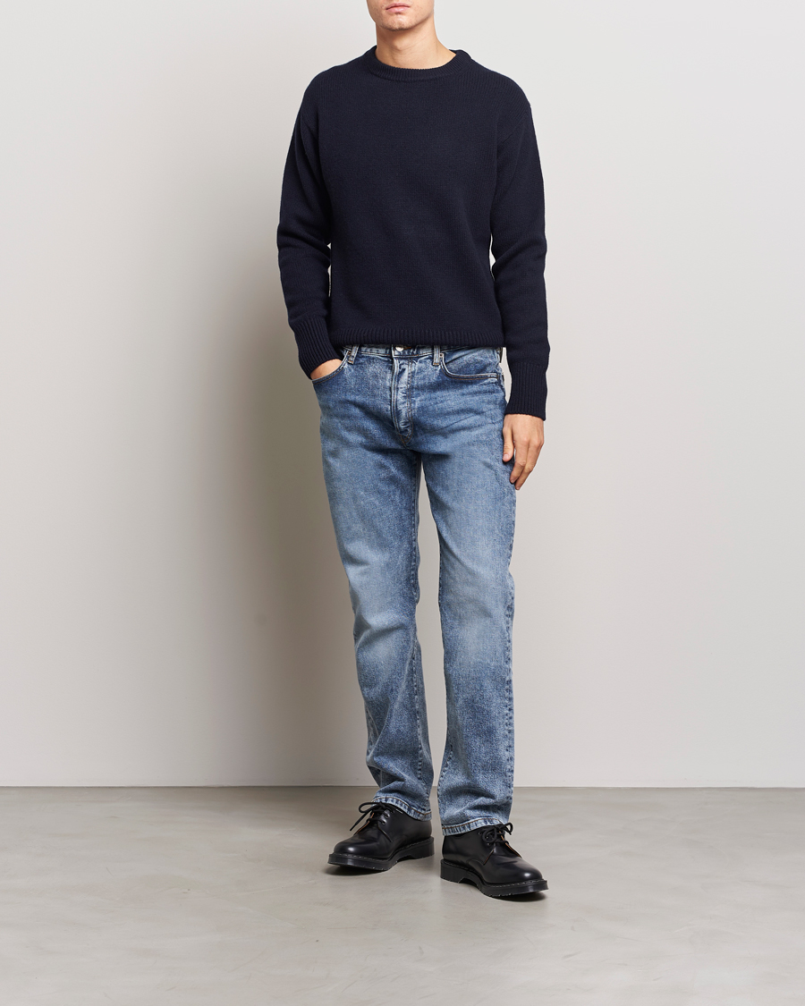 Herren | Pullover | Merz b. Schwanen | Cashmere/Merino Pullover Dark Navy