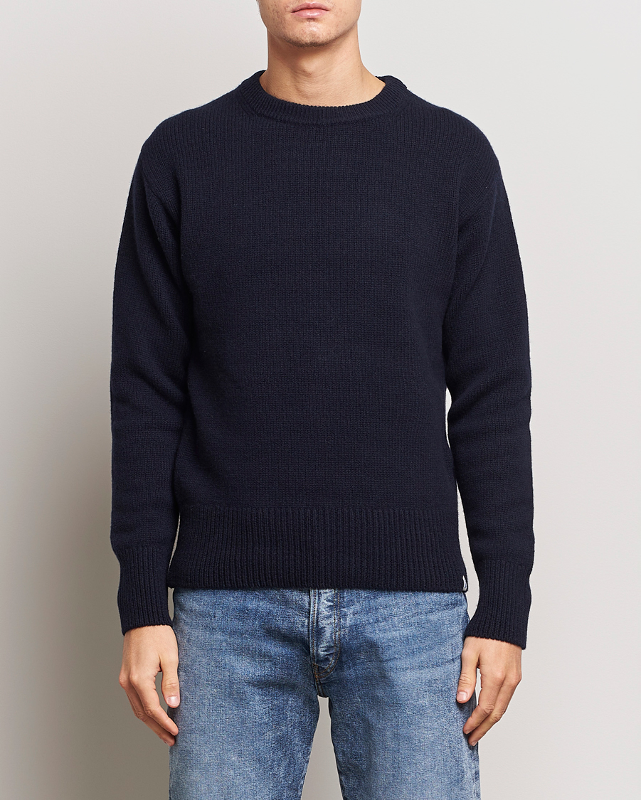 Herren | Pullover | Merz b. Schwanen | Cashmere/Merino Pullover Dark Navy
