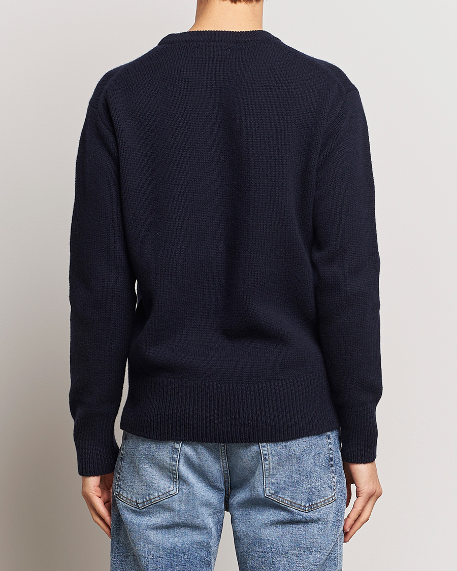 Herren | Pullover | Merz b. Schwanen | Cashmere/Merino Pullover Dark Navy