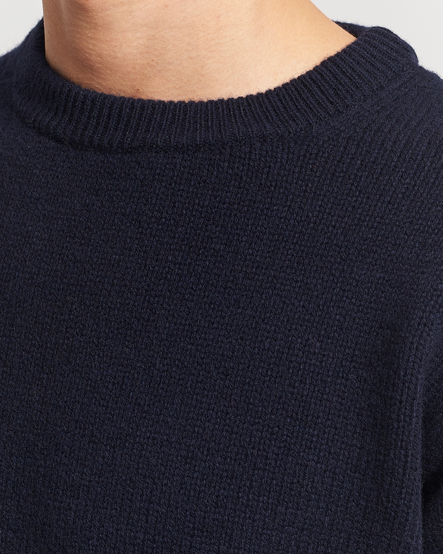 Herren | Pullover | Merz b. Schwanen | Cashmere/Merino Pullover Dark Navy