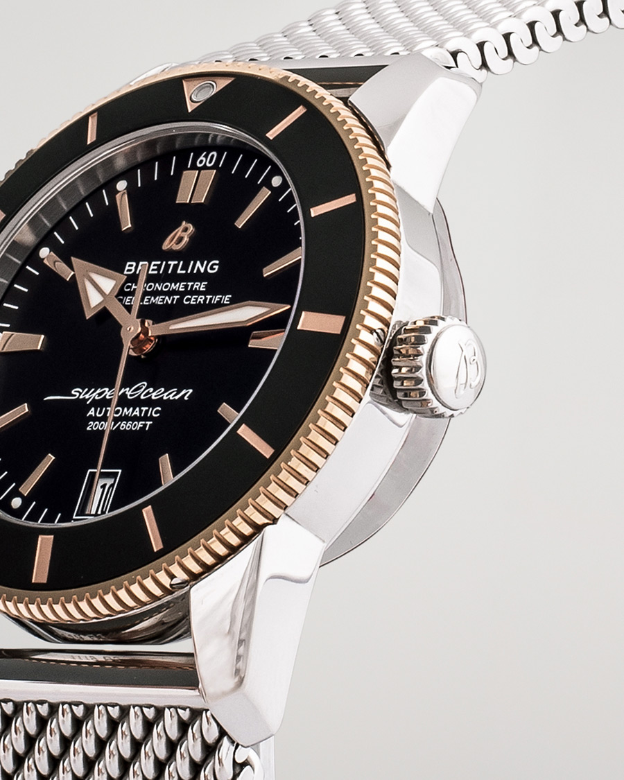 Herren | Breitling Pre-Owned Superocean Heritage 42 UB2010 Steel Black | Breitling Pre-Owned | Superocean Heritage 42 UB2010 Steel Black
