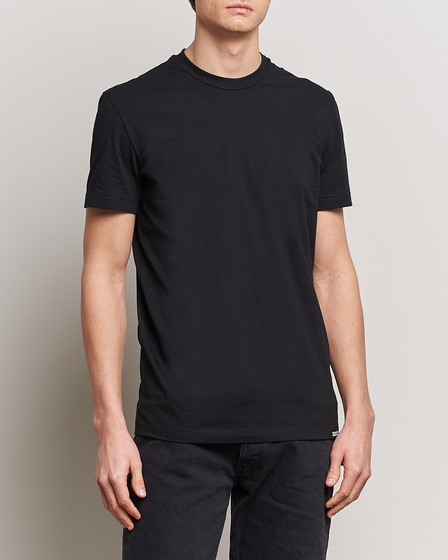 Herren | T-Shirts | Dsquared2 | 3-Pack Cotton Crew Neck T-Shirt White/Grey/Black