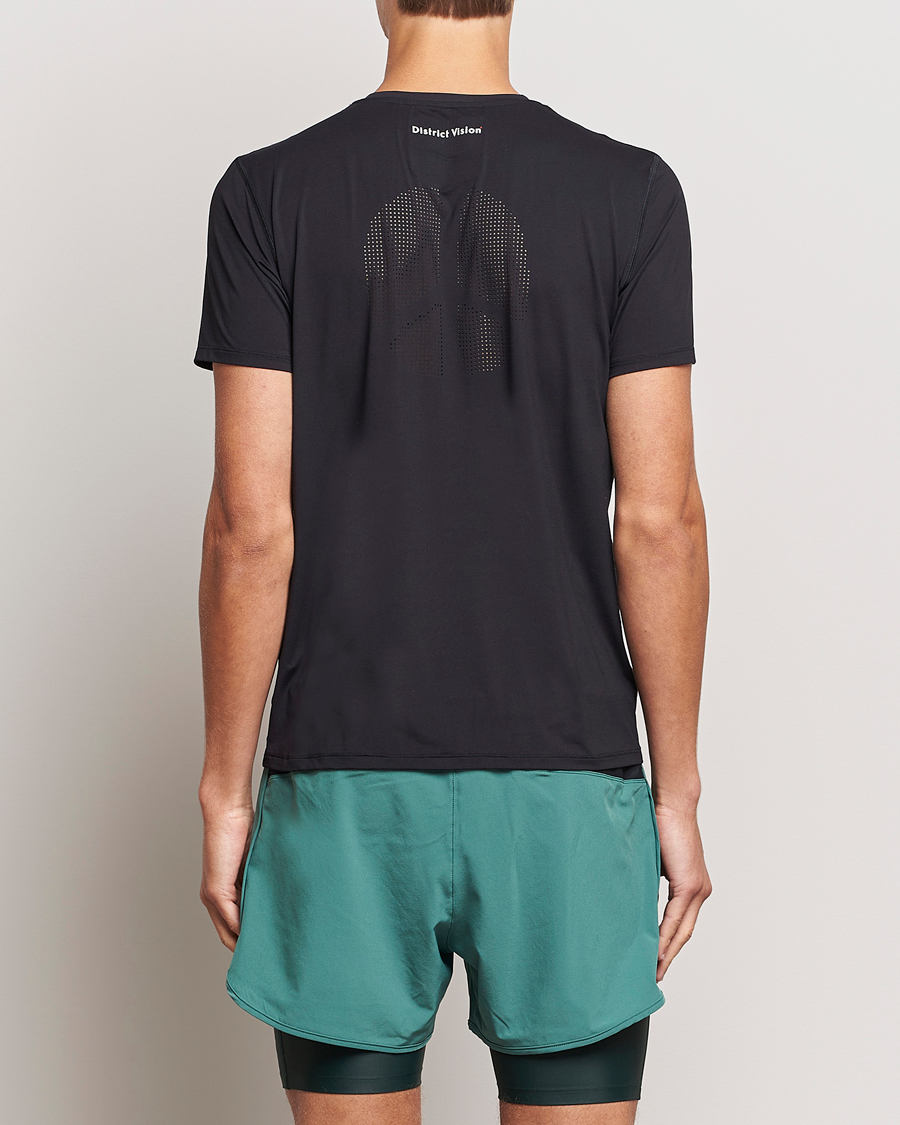 Herren | T-Shirts | District Vision | Ultralight Aloe Short Sleeve Black