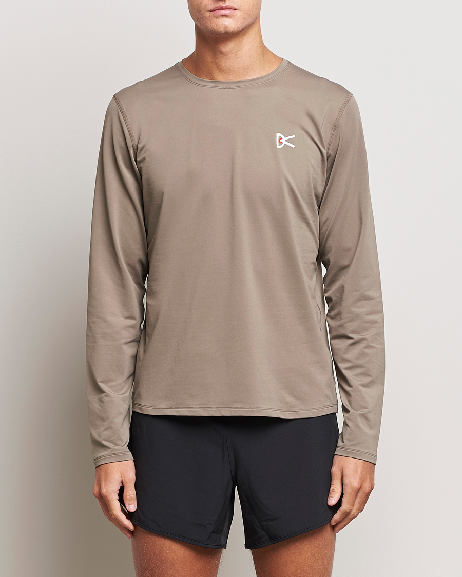 Herren | T-Shirts | District Vision | Lightweight Long Sleeve T-Shirt Silt