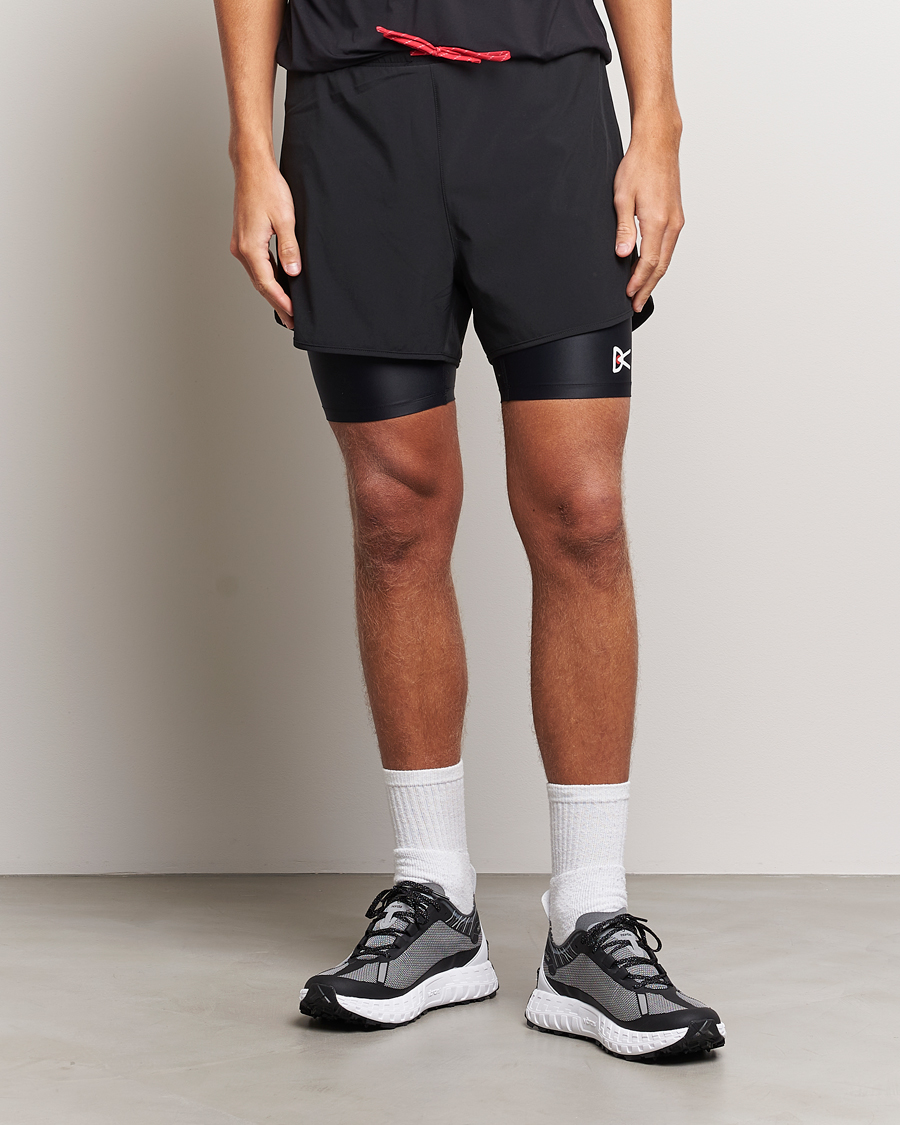 Herren |  | District Vision | Layered Pocketed Trail Shorts Black