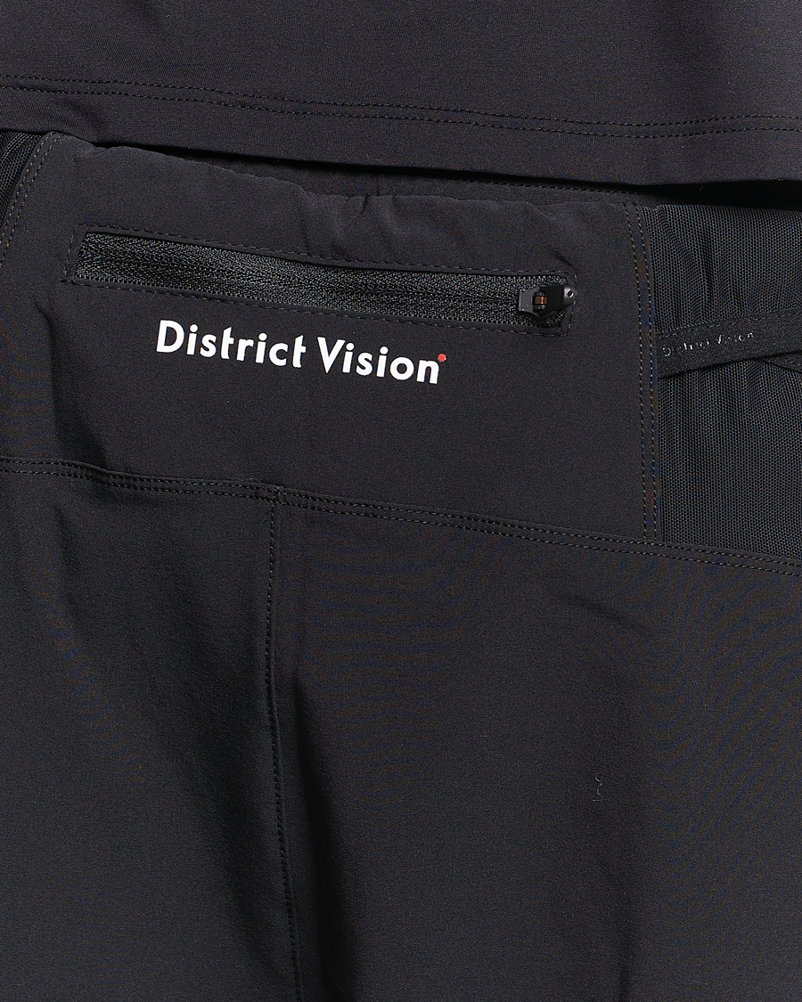 Herren | Shorts | District Vision | Layered Pocketed Trail Shorts Black