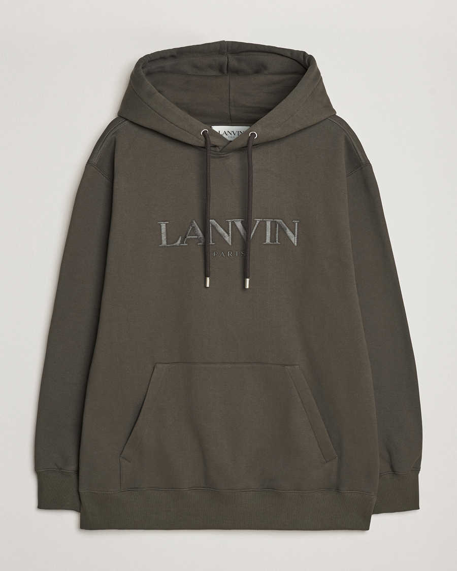 Herren |  | Lanvin | Oversized Logo Hoodie Loden