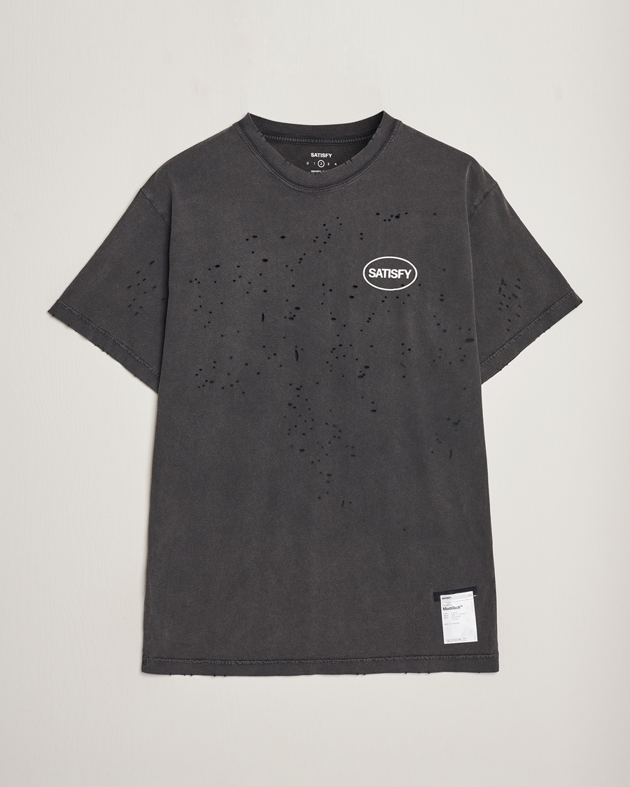Herren | T-Shirts | Satisfy | MothTech T-Shirt Aged Black