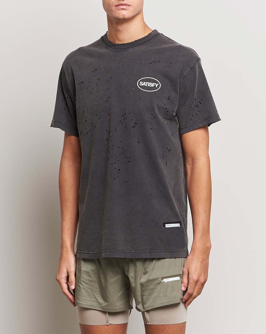 Herren | T-Shirts | Satisfy | MothTech T-Shirt Aged Black
