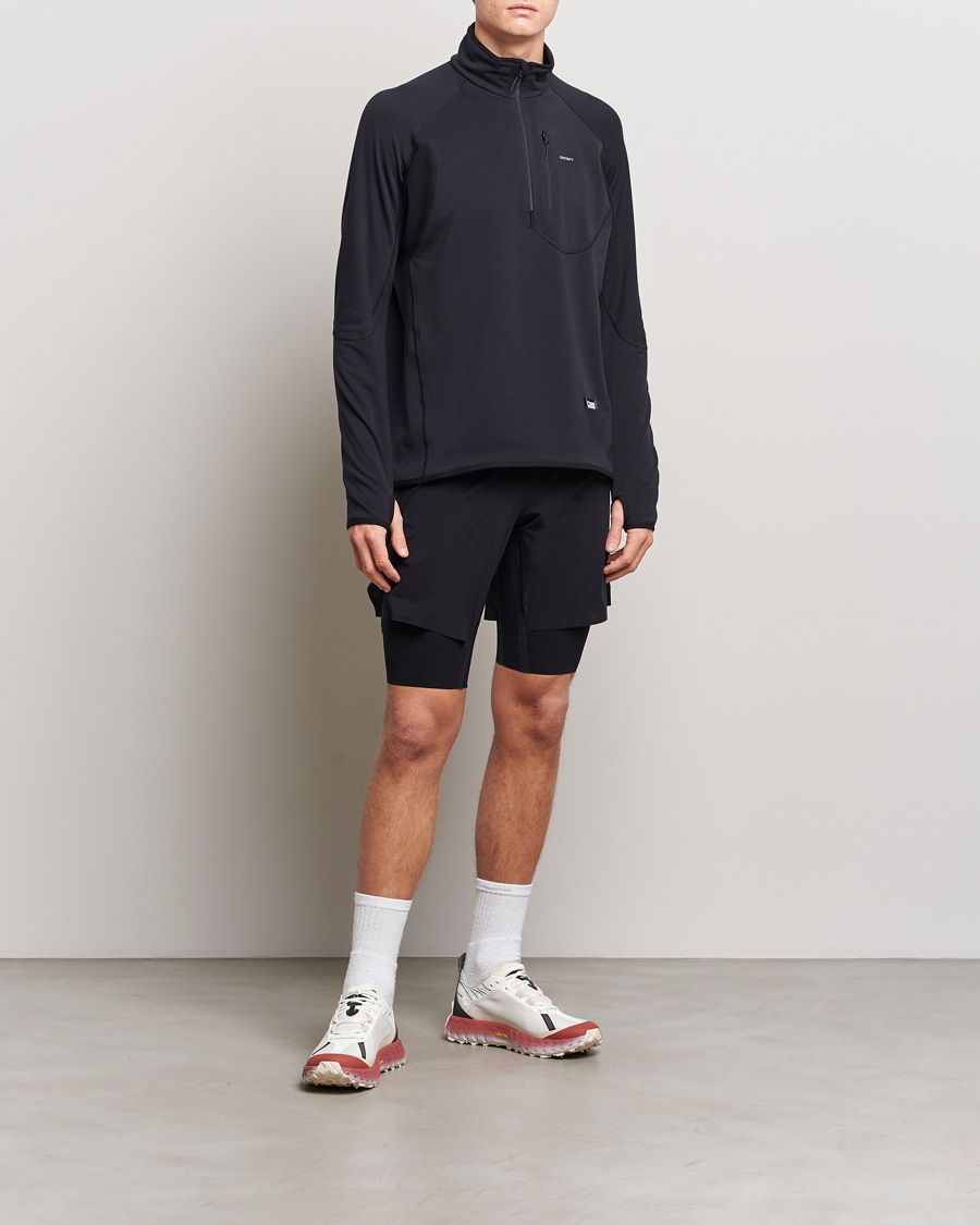 Herren | Pullover | Satisfy | GhostFleece Half Zip Black