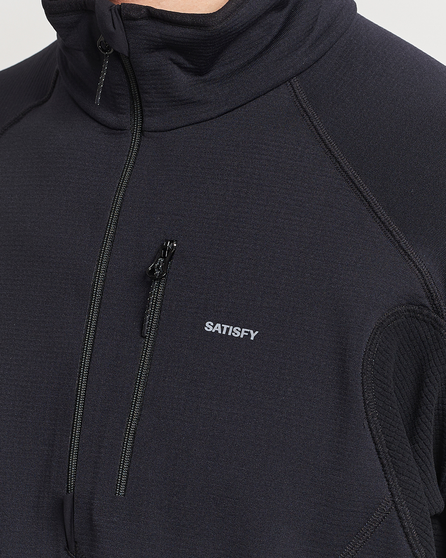 Herren | Pullover | Satisfy | GhostFleece Half Zip Black