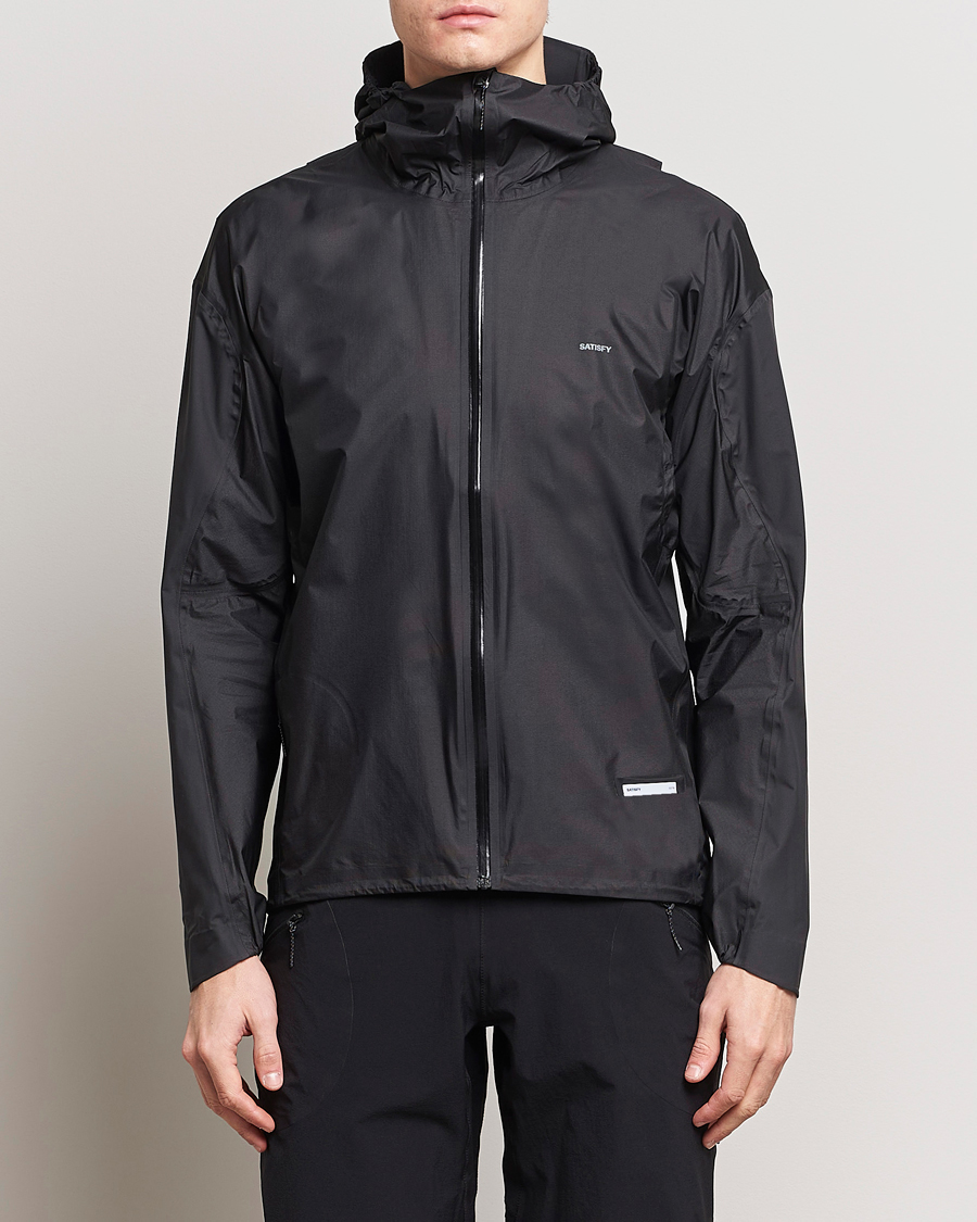 Herren | Funktionsjacken | Satisfy | Pertex 3L Fly Rain Jacket Black